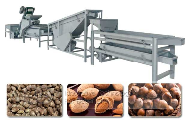 Almond Shelling Production Line